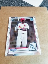 JORDAN WALKER 2020 BOWMAN DRAFT CHROME 1ST PROSPECT RC CARDINALS #BD-57 