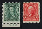 CKStamps: US Stamps Collection Scott#300 Mint VLH OG #301 Mint H OG