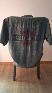 Harley Davidson Kurzarm Hemd Shirt Workerhemd