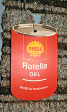 Shell Original &Ouml;lanh&auml;nger &Ouml;lzettel f&uuml;r Oldtimer und Retro Fahrz......