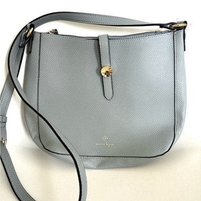 Anthropologie Nanette Lepore Light Teal/Light Gray/Sea Green Shoulder Bag