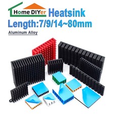 With Adhesive Aluminum Heatsink For Electronic motherboard IC/Chip/LED/Amplifier