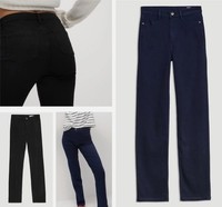 44099 Womens Per Una Jeans Roma rise High Waisted Straight leg Stretch RRP £45