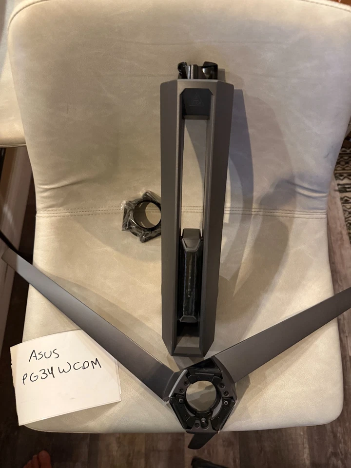 ASUS ROG Swift OLED PG34WCDM 34" Curved Gaming monitor STAND ONLY - Image 2 of 2