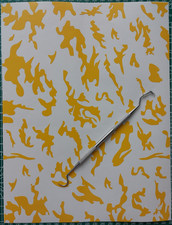 Camouflage Multi Sized Stencils 2 Sheets 8.5x11 - Avery High Bake Vinyl Stencils