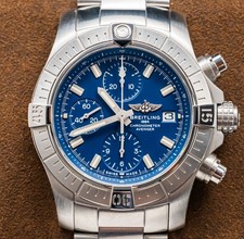 Breitling Avenger Chronograph 43mm Blue Dial 2023 Complete Bracelet Steel A13385 5