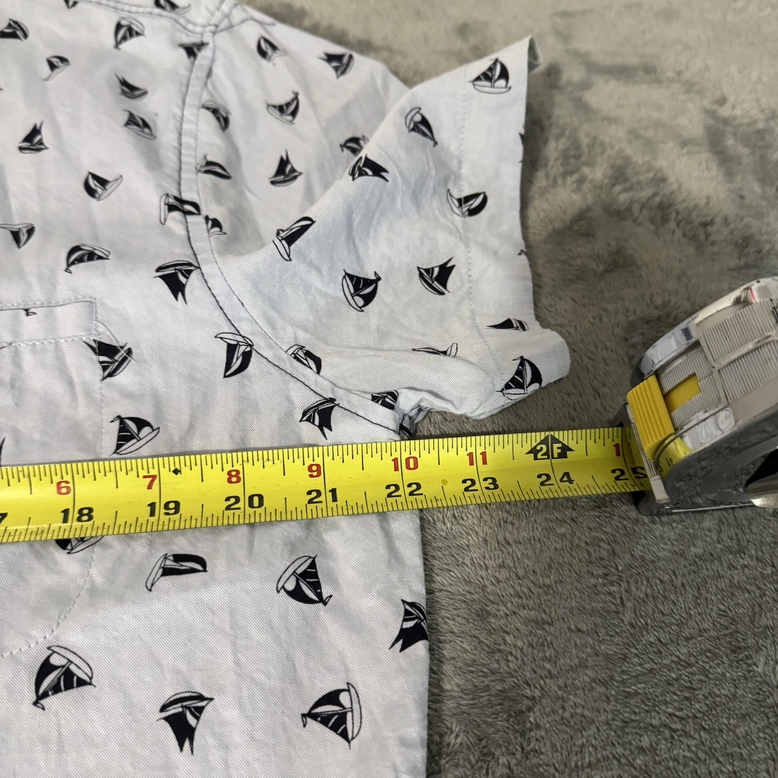 Sovereign Code Sailboat Button Down Flamingo Flip… - image 8