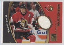 2001-02 Topps Reserve Game-Worn Jerseys Shawn McEachern #TR-SM md3