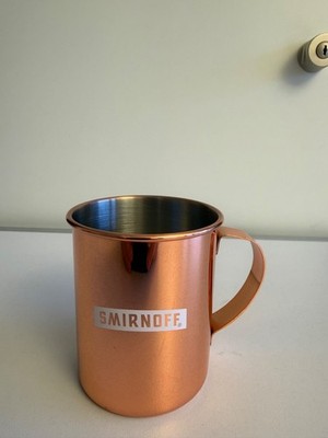 Moscow Mule Becher 6 Stück/ Set Edelstahl/ Kupfer Fabr. Smirnoff