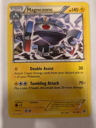 Magnezone 47/135 - BW Plasma Storm Pokemon Card Nice!