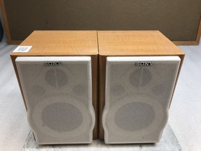 SONY SS-CEP707 Bookshelf Stereo Speaker System Wood Cabinet Pair