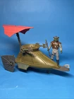 Vtg Star Wars ROTJ 1984 DESERT SAIL SKIFF Mini-Rig Vehicle 100% Complete + Figur