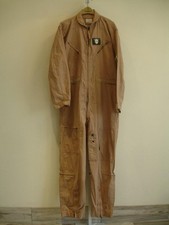 Mens 46L US Military CWU27P Tan Flight Suit Coveralls OnePiece Military G2U