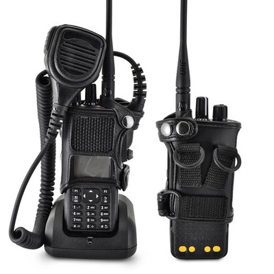 Turtleback Carry Holder for Motorola XPR 7550 Black XPR7550 with D Rings 