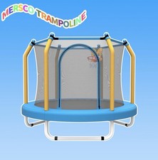 Mersco 55 inch Toddler Trampoline, Mini Round Trampoline for Kids