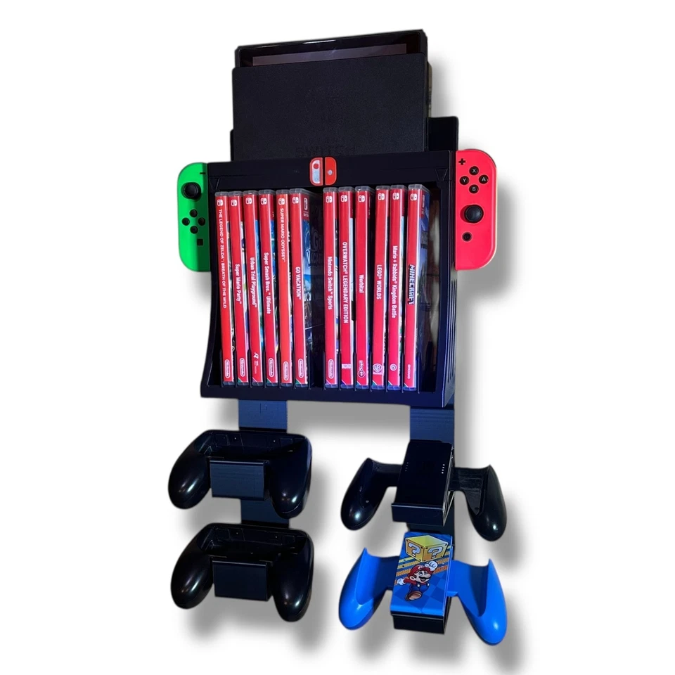 Switch Games Organizer Station Charging Dock Game Card & Controller Storage - Image 3 of 4