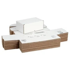 Pen+Gear Tuck-Top Shipping Boxes, 9 in. L x 6 in. W x 4 in. H, White, 30-Count
