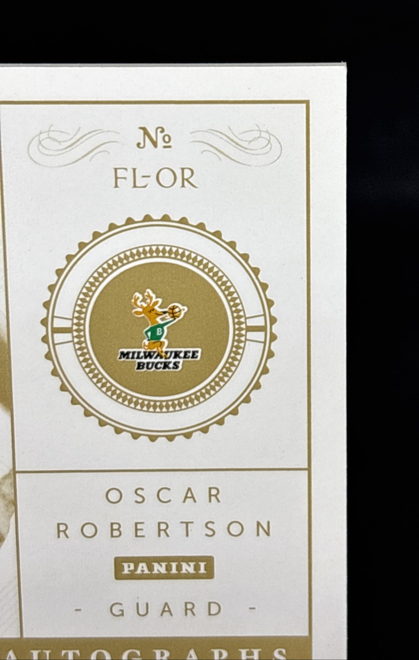 OSCAR ROBERTSON 2013-14 PANINI FLAWLESS AUTOGRAPHS AUTO 16/20 - #FL-OR - Bucks view 6