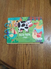 Montessori Farm Activity Books Baby/toddler Quiet Busy Book, educational
