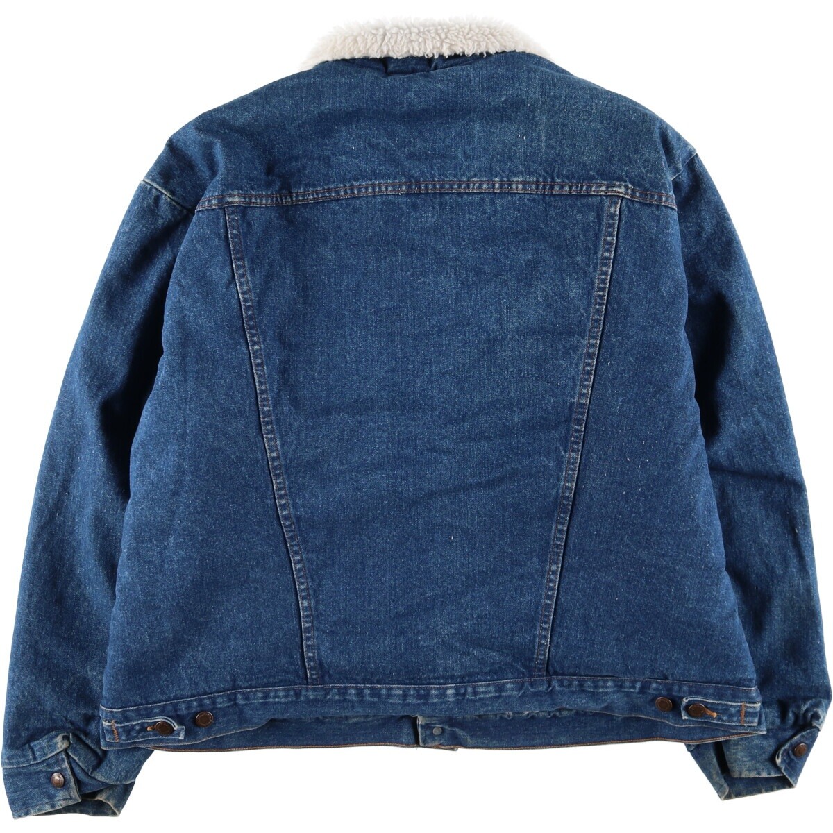 S*)様 80s USA wrangler boa denim jacket Wrangler Boa Denim Jacket American Casual Vintage size XL
