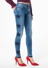 Jeans con stelle ricamate DENNY ROSE TG.29