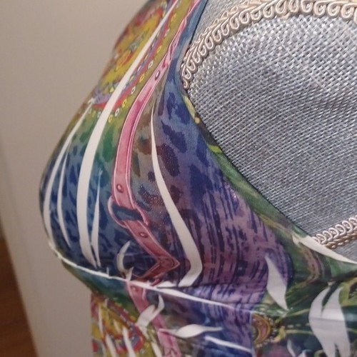 Ocean Blue Ladies Maxi Halter Dress Paisley Sundress Beach Resort EUC Small - Picture 5 of 6
