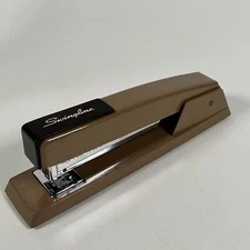 Vintage Swingline 747 Stapler 94-41 8" Brown & Tan
