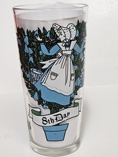 Indiana Glass 12 Days of Christmas 8th Day Glass Tumbler 16 oz Replacement