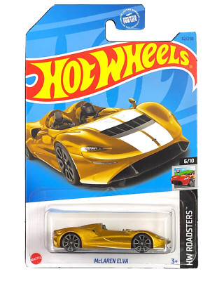 HOT WHEELS 2023 HW Roadsters 6/10 - Gold McLaren Elva