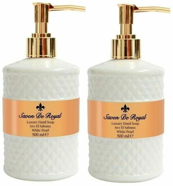2x Savon De Royal Luxury Extra Moisturizing Liquid Hand Wash Soap White Pearl for sale online eBay