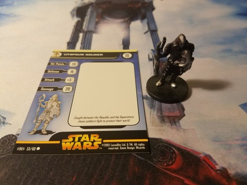 Star Wars Miniatures Revenge of the Sith 53 Utapaun Soldier