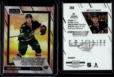 2023-24 O-Pee-Chee Platinum Marquee Rookie Sunset #260 Brock Faber