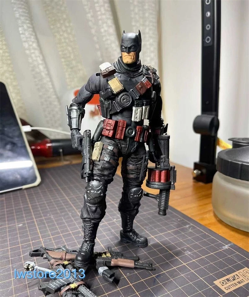 1:12 Hush Bruce Wayne Head Sculpt Carved For 6" Male Action Figure Body Toy - Image 2 of 4