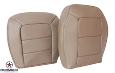 2002 Explorer Sport Trac -Driver Side Bottom & Lean Back Leather Seat Covers Tan