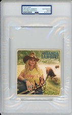 Miranda Lambert SIGNED Postcards From Texas Photo Card PSA DNA COA Certified
