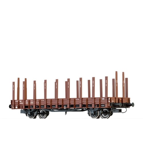 Brawa 50450 H0 Rungenwagen Ndk CSD - Filigraner Güterwagen für Modellbahn | Zustand: Neu