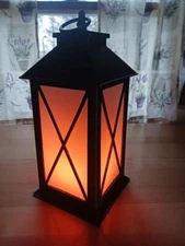 Enbrighten Basics Candle Flicker LED Lantern. (3 AA Batteries not included)