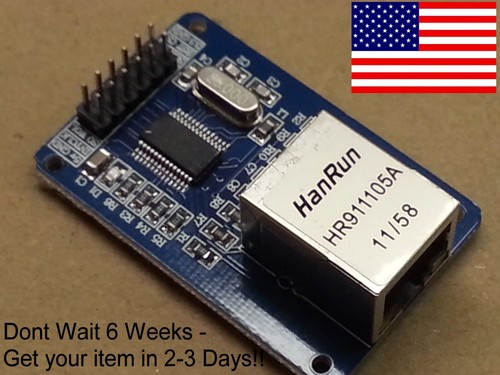 MiNi ENC28J60 Ethernet LAN Module 3.3V for Arduino 51 AVR SPI STM32 LPC *US SHIP