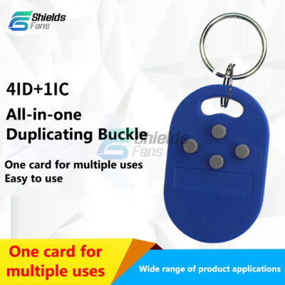 RFID Multiple Key Fob 5-in-1 125khz T5577 EM ID Writable IC 13.56Mhz Key Fob Tag