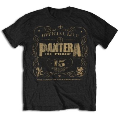 Pantera - 101% Proof Band T-Shirt Official Merch