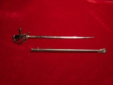 Vintage Miniature Rapier Sword w/ Sheath and Knot