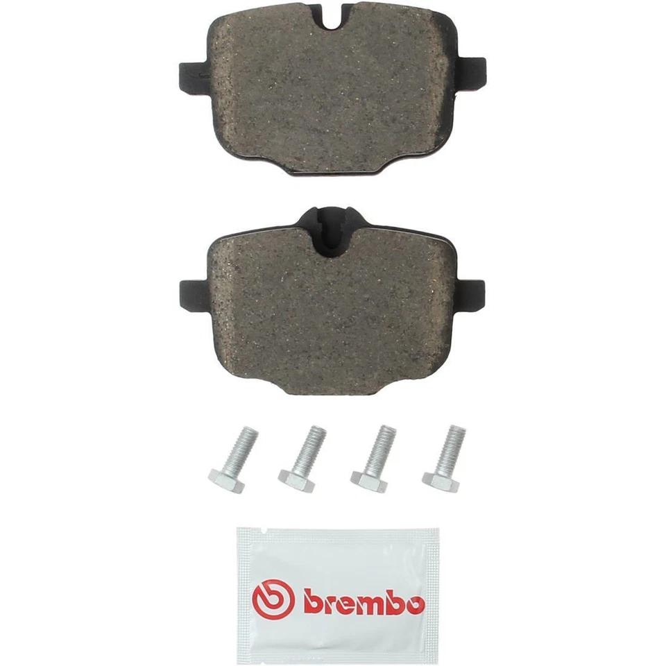Juego de pastillas de freno de disco delanteras traseras Brembo 2 piezas para BMW 550i 2011-2016 _PG Foto 3 de 4