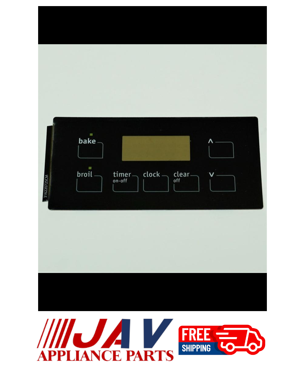 For GE Frigidaire Range Oven Control Overlay CM00J676X2 | eBay