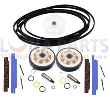DE8000 Maytag Dryer Rollers Shafts Belt Pulley Slides Kit