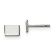 BRAND NEW 925 Sterling Silver Wyoming State Push Back Earrings XNE50SS-WY