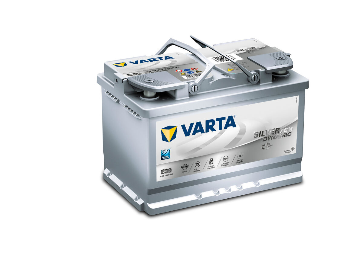 Varta E39 AGM Stop Start Car Battery (570 901 076) (096) 12V 70Ah - Heavy  Duty