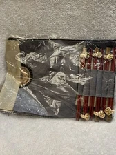 NEW OKER ORIENTAL 6 SILK MEDALLION CENTER PLACEMATS W SIX SETS CHOPSTICKS HOLDER