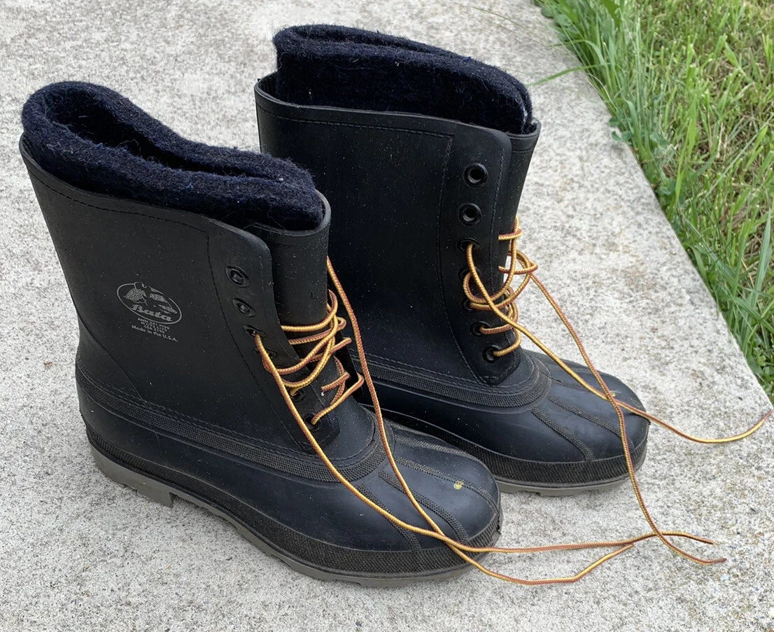 Marks steel toe rubber boots top