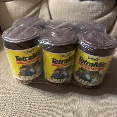 Tetra Tetramin Tropical Flakes 1 Oz. - (6 Pack) EXP 07/2027 - Sealed