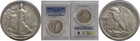 1917-D Reverse   Walking Liberty Half Dollar   PCGS XF-45